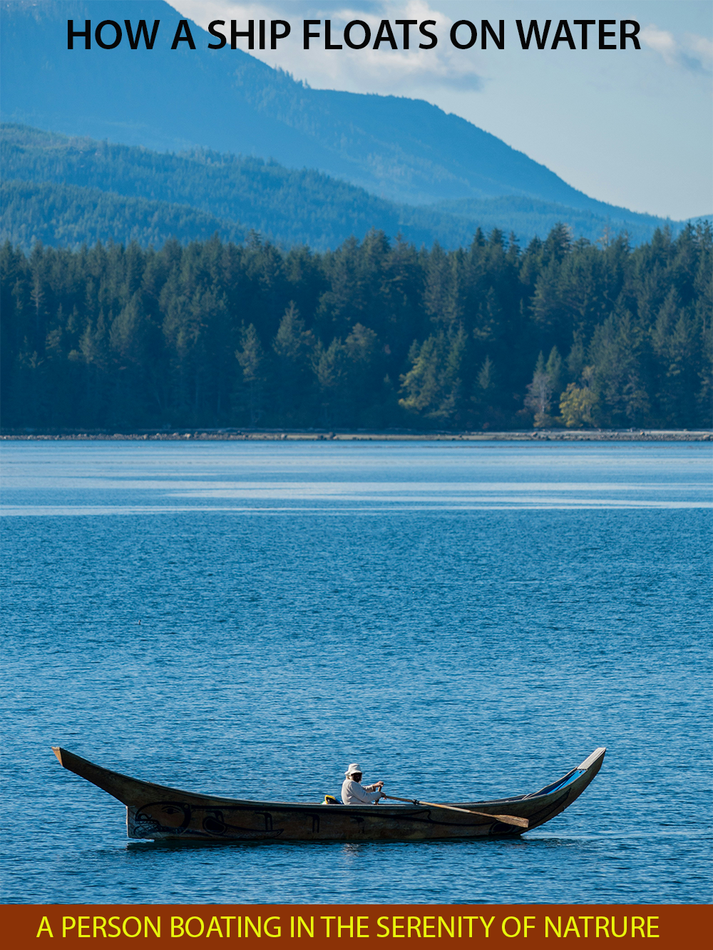 How a ship floats on water