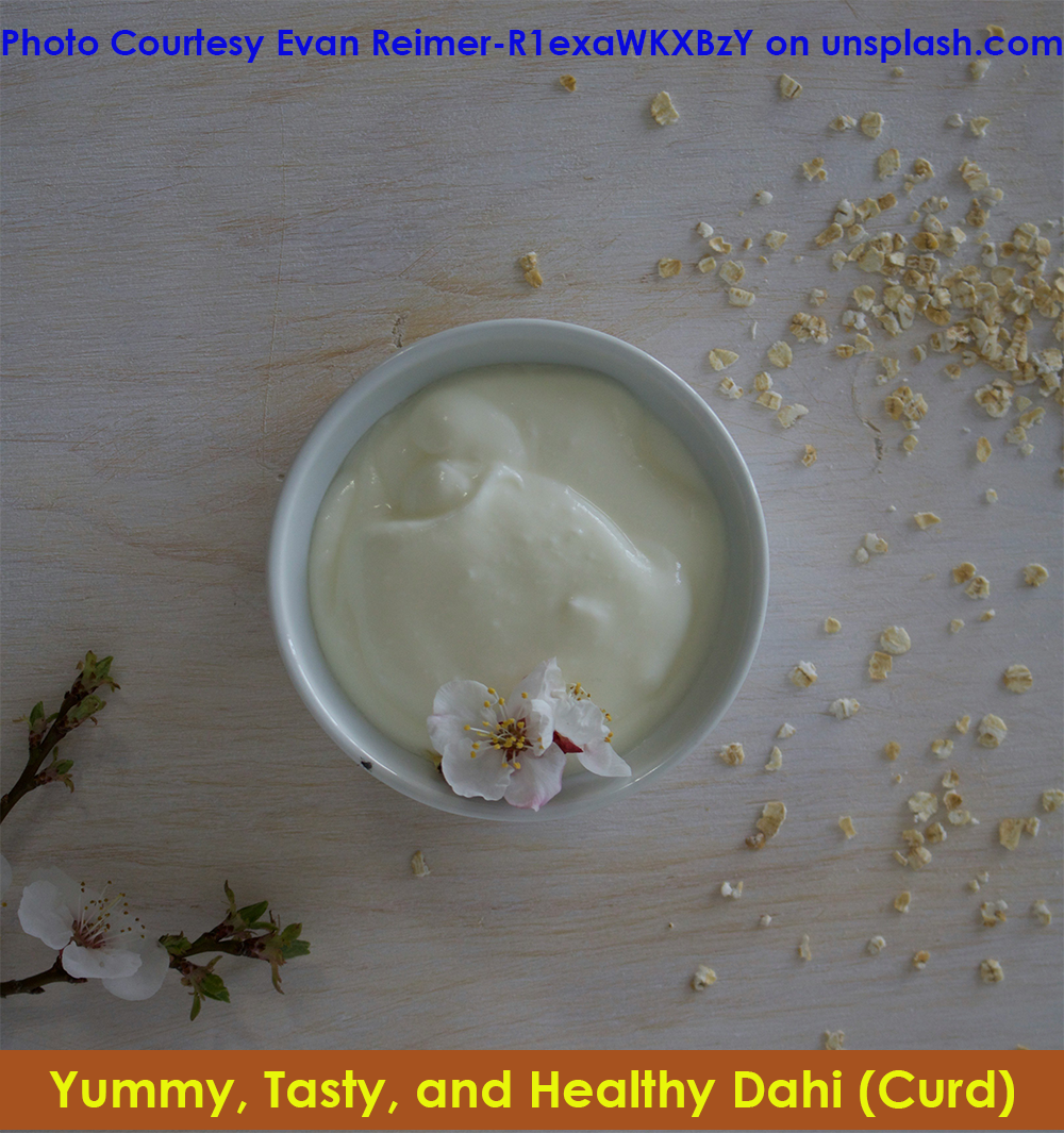 Vitamins and Nutrients in Dahi/Curd